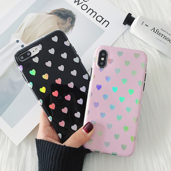 Accessories - NEW 7/8/7+/8+ iPhone Laser Glossyheart case